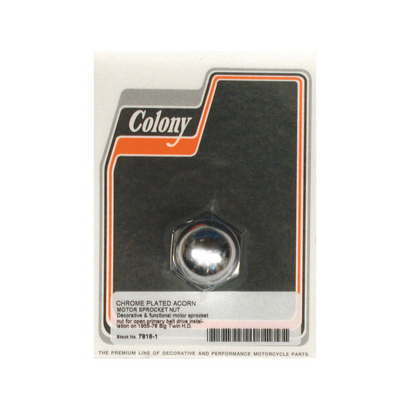 COLONY ACORN MOTOR SPROCKET NUT 55-06 B.T.(NU)(EXCL. 2006 DYNA)