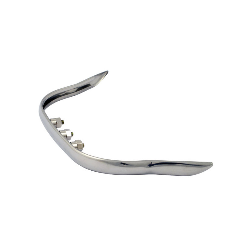 Listwa dolnej przedniej błotnika, cienka. Chrom 49-56 FL 50-56 WL G Najbardziej 49-up styl przednich błotników FL