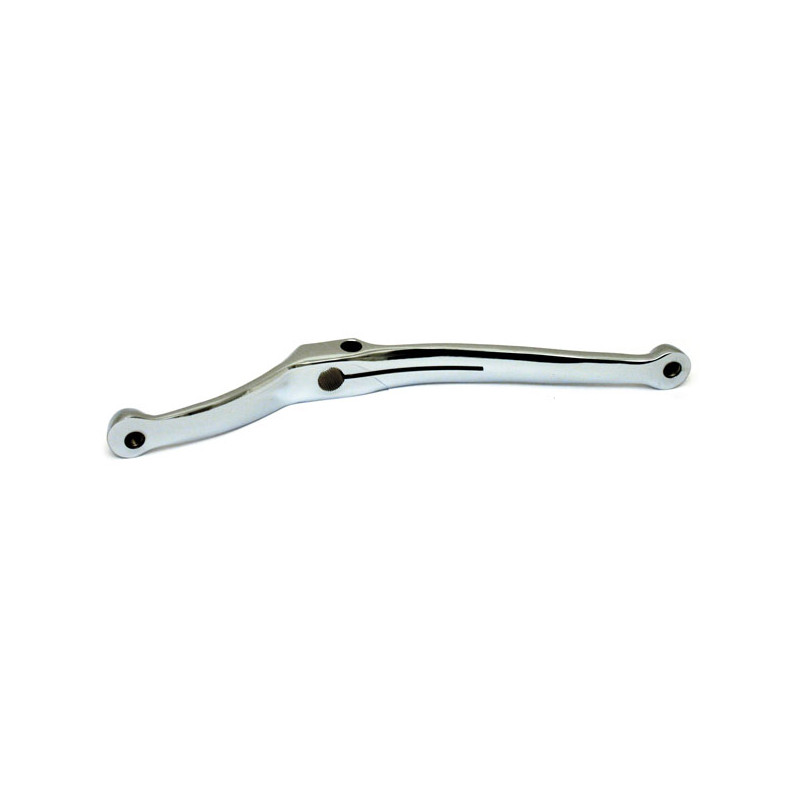 Shifter lever, heel/toe style. Chrome 65-84 FL (NU)