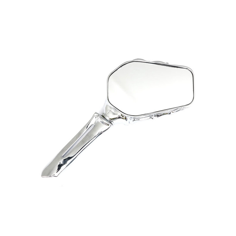 Skeleton mirror set, full chrome 