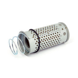 Drop-in oil filter. Dual stage 53-78 K XL 53-E82 B.T. Models with with OEM style in-tank filter (NU)