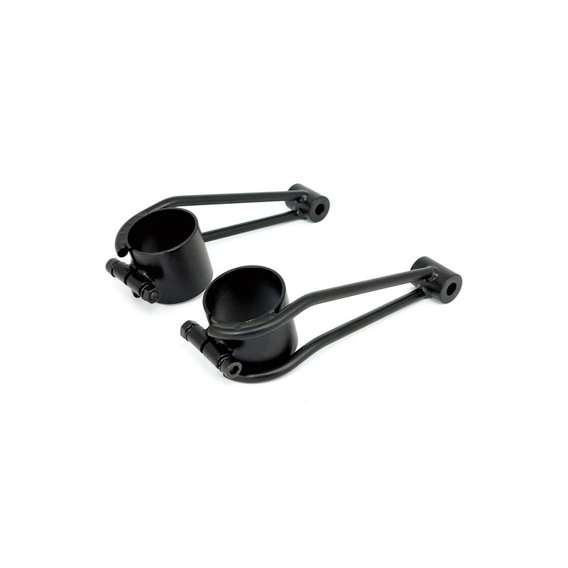 Bracket for Vintage headlamp. 41mm fork tubes. Black 41mm fork tubes