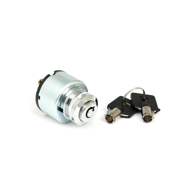 FX style ignition switch Thick, round key. Chrome 75-78 XL 73-77 FX(NU)