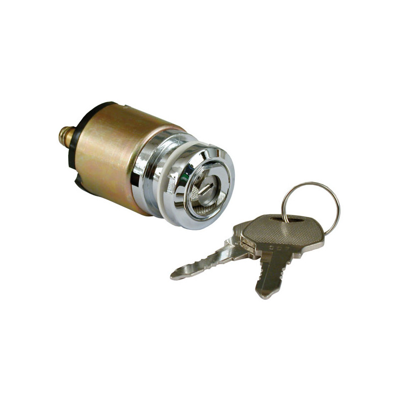 Włącznik zapłonu stylu FX. Cienki, płaski klucz. Chrom 77-93 FX FXR 77-11 XL 08-11 XR1200 (tylko dla modelu i rocznika)