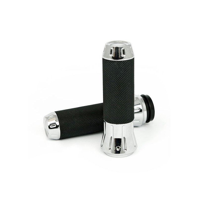 Chwyty aluminiowe COBRA BILLET 08-23 H-D z e-throttle (wyłączając FLHXSE 2023, FLTRXSE 18-21 RA Pan America i RH Sportster)