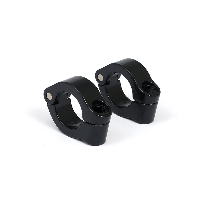 Zestaw zacisków osłony silnika do lamp punktowych. Krótki. Czarny UNIWERSALNY