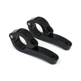 Set cleme protecție motor pentru faruri spot - Negru