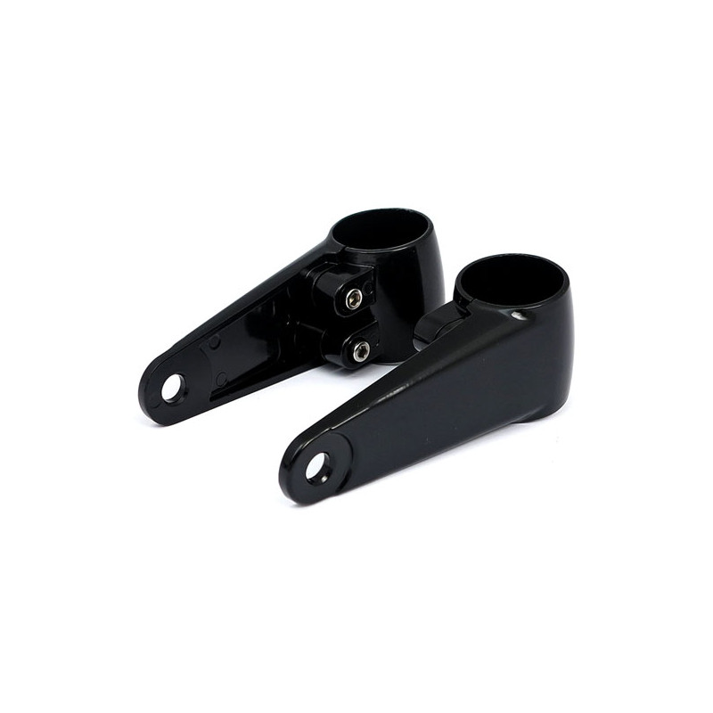 Zacisk, uchwyt lampy bocznej. Czarna 35mm, 39mm i 41mm linka widelca