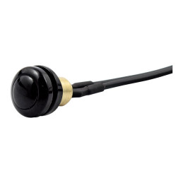 Comutator buton apăsat neted negru UNIVERSAL