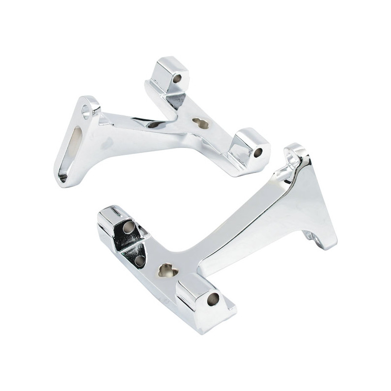 Mount bracket, passenger floorboard. Stock height 93-23 FLT/Touring 09-23 Trikes