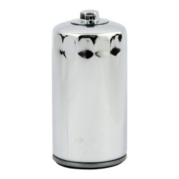 MCS, spin-on oil filter with top nut. Chrome 91-98 Dyna (NU)