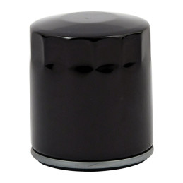 MCS, spin-on oil filter. Black 1999 Softail 99-17 Twin Cam 17-20 M8 (NU)