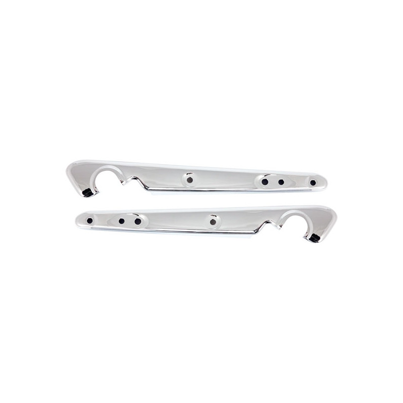 Zestaw osłon wspornika błotnika XL Sportster. Chrom 04-08 wszystkie modele XL 09-22 różne modele XL
