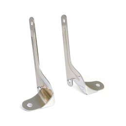 Spotlamp / passing lamp mount bracket kit. Chrome 57-85 XL (NU)