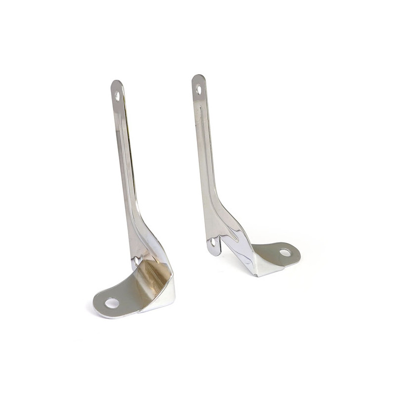 Spotlamp / passing lamp mount bracket kit. Chrome 57-85 XL (NU)