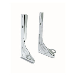 Spotlamp / passing lamp mount bracket kit. Chrome 49-59 FL FLH (NU)