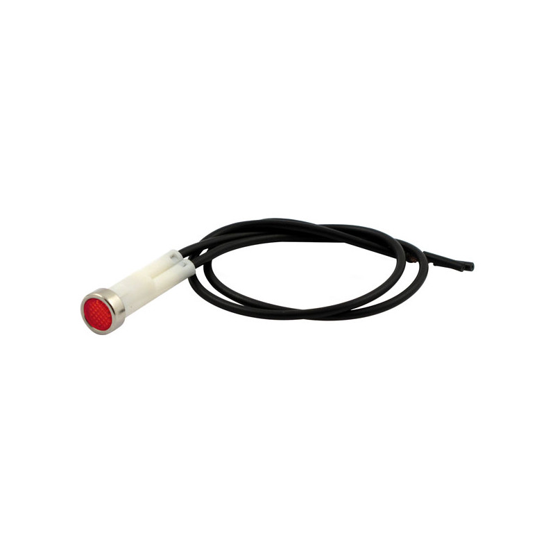 3/8 indicator light. Red, no symbol 87-90 FXRS