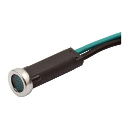 Lampa indicator LED 5/16" lentilă verde Universal