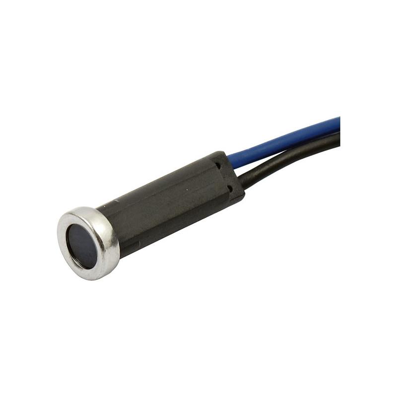 Custom 5/16" LED indicator light. Blue lens Universal
