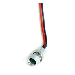 Персонализирана LED индикаторна лампа 5/16" зелена 12V