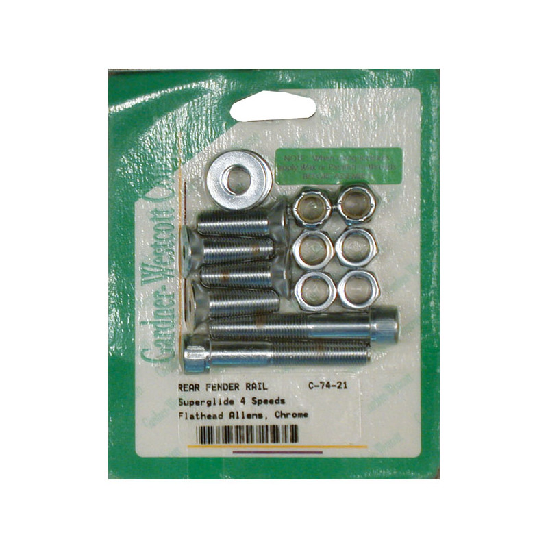 FENDER STRUT MOUNT KIT, ALLEN 71-85 FX(NU) (WITH C/SUNK HOLES NO SISSYBAR) (EXCL. FXR FXST FXWG)