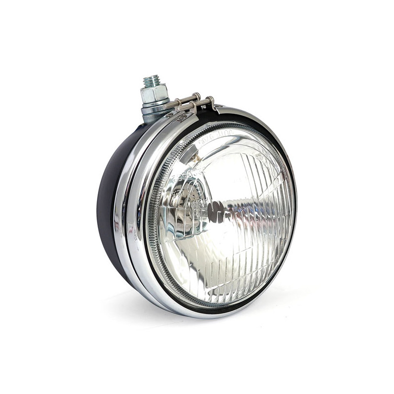 Czarna lampa przednia OEM styl 5-3/4" FX, FXR, XL. Czarna 75-89 FX FXR XL (tylko dla modelu i rocznika)