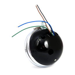 Czarna lampa przednia OEM styl 5-3/4" FX, FXR, XL. Czarna 75-89 FX FXR XL (tylko dla modelu i rocznika)