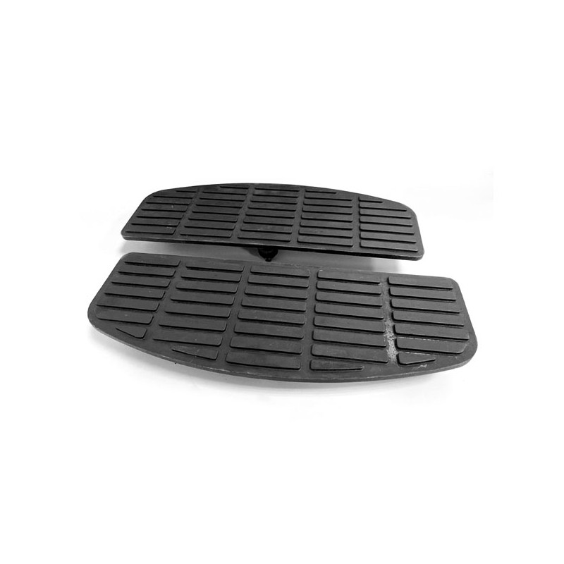 Replacement rider floorboard pads, 06-up style 06-24 various Softail Touring (excl. FLTRX FLHX) 12-16(NU)FLD Switchback