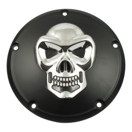 Capac derby Skull 5-orificii Negru & Crom