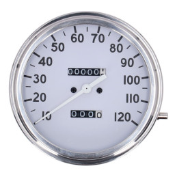 Velocímetro FL 36-40 blanca 2:1 MPH