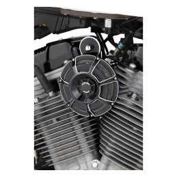 Arlen Ness, billet horn kit, Beveled. Black CC 92-22 XL 08-12 XR1200 (NU)