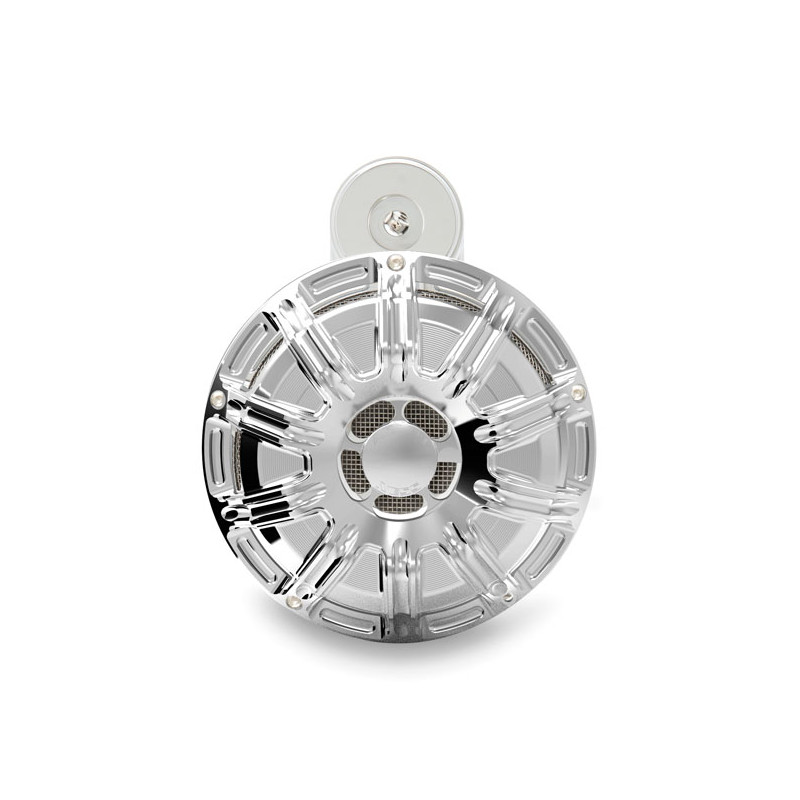 Arlen Ness, billet horn kit, 10-Gauge. Chrome UNIVERSAL
