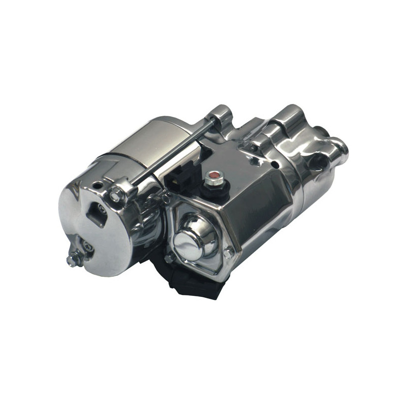 Rozrusznik Spyke 1.4KW. Chrom 06-17 Dyna 07-17 Softail 07-16 Touring (tylko dla modelu i rocznika)