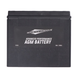 MCS, Advance Series - AGM sealed battery. 12V, 18Ah, 310CCA Harley: 97-23 Softail 97-17(NU)Dyna 97-03(NU)XL 07-17(NU)V-Rod (excl