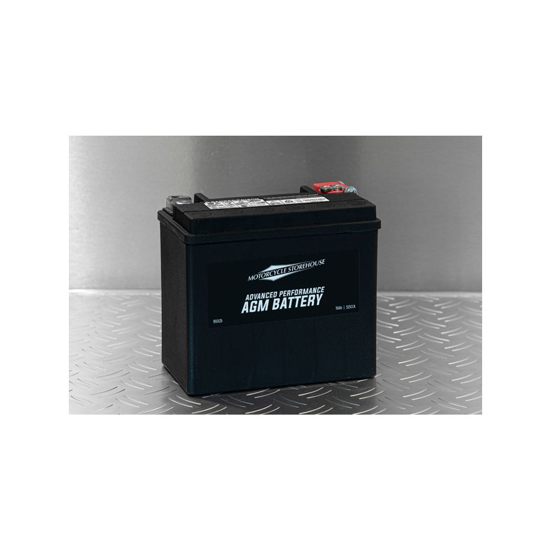 Bateria żelowa MCS, seria Advance - AGM. 12V, 19Ah. 325CCA 73-86 e-start FX modele 82-94 & 99-00 FXR 84-90 Softail 77-78 XLCR 7
