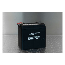 MCS, Advance Series - AGM sealed battery. 12V, 12Ah, 220CCA 02-06 all V-Rod 2007 VSCR V-Rod only 03-10 Buell XB & Buell Blast (N